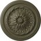 Ekena Millwork Wigan Ceiling Medallion, Hand-Painted Painted Turtle, 16"OD x 2 1/4"P CM16WGPTF - alternate 1